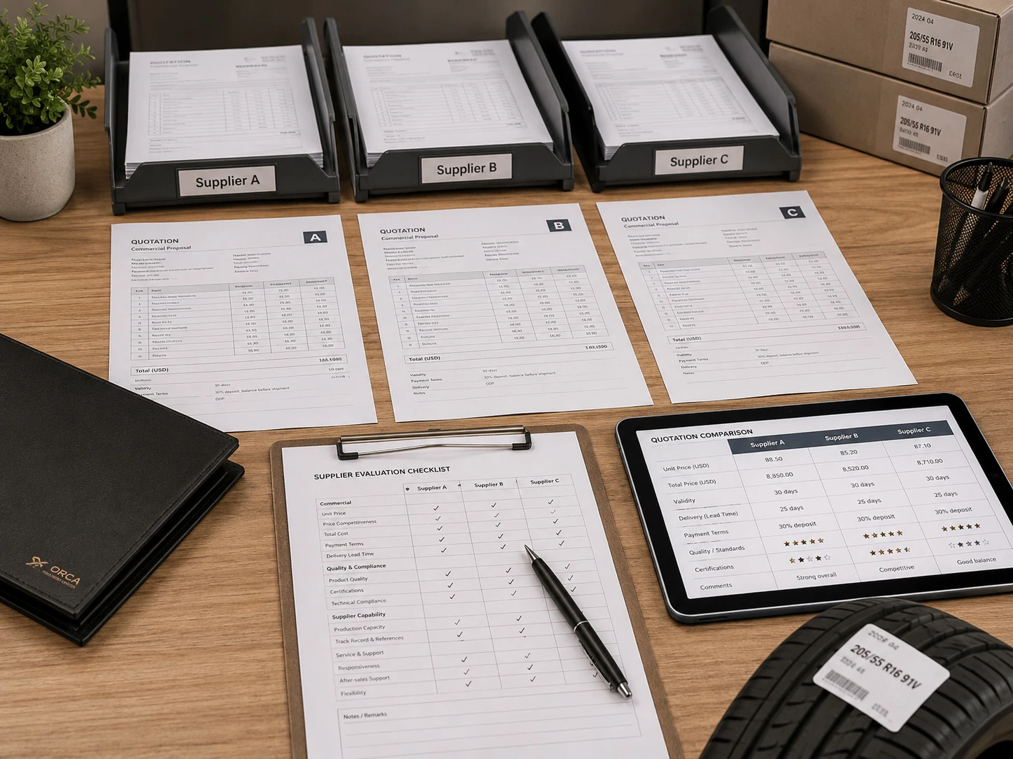 Multi-Supplier Screening and Quote Benchmarking
