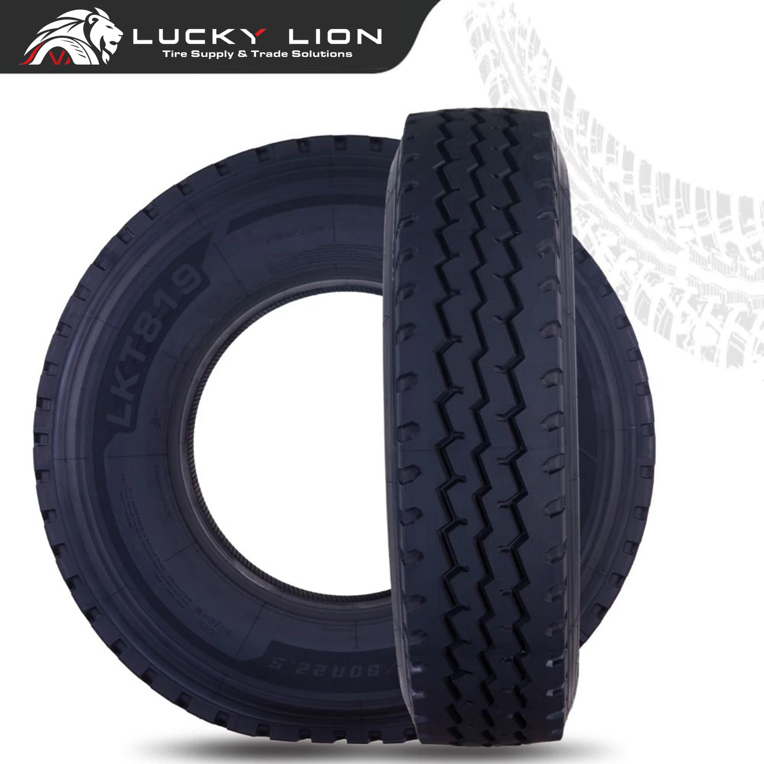 Lucky Lion LKT819 Series (6.50R16LT-315/80R22.5) Deep-Tread Drive Tyre