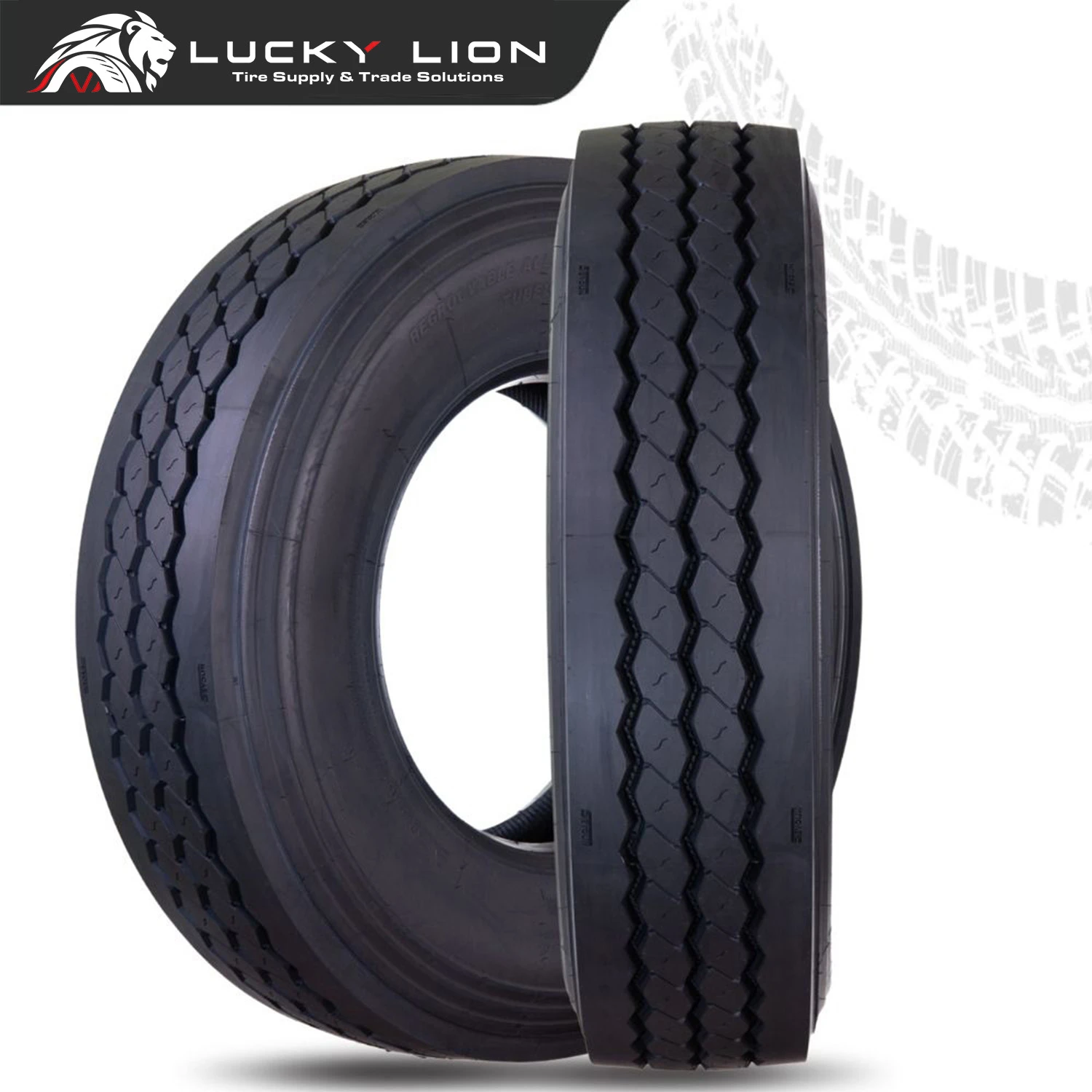 Lucky Lion LKT802 Series 8.25R16LT / 12R22.5 Regional Steer Tire