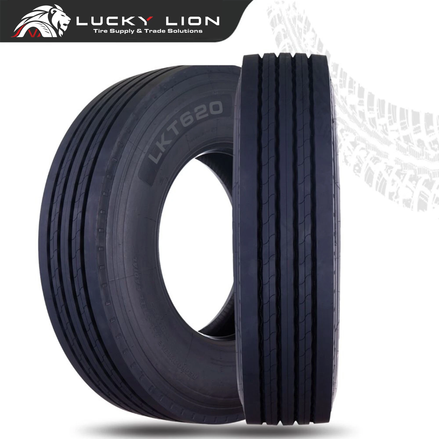 Lucky Lion LKT620 12R22.5 18PR TBR Steer Tyre