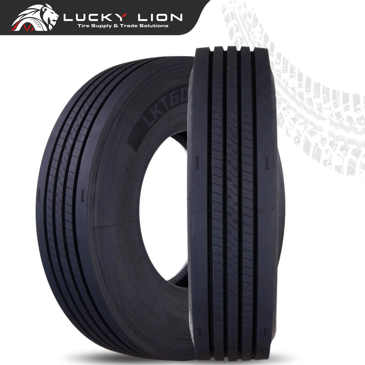 Lucky Lion LKT601 12R22.5 18PR TBR Steer / All-Position Tyre