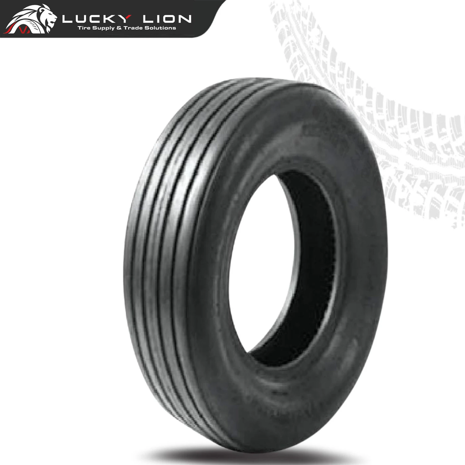 Lucky Lion I-1 Multi-Rib Agricultural Implement Tire