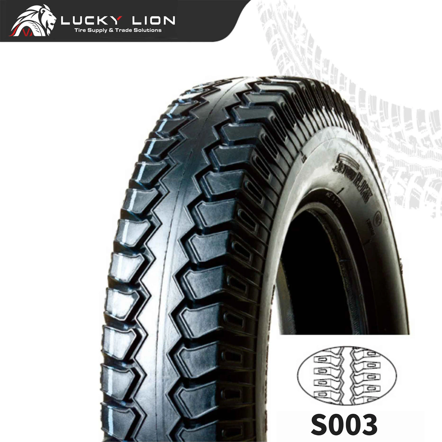 Lucky Lion S003 12-Inch Heavy-Duty Motorcycle Tire