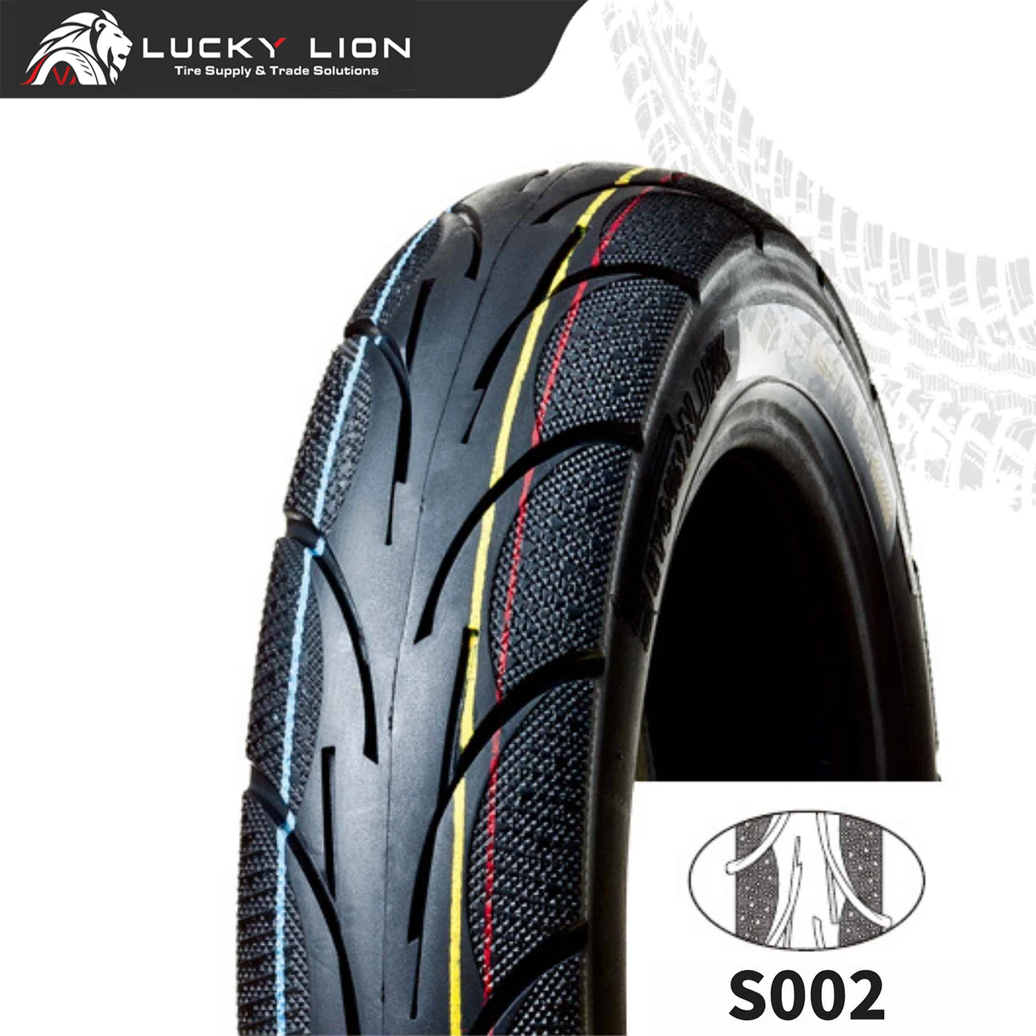 Lucky Lion S002 Stream-Line Scooter Motorcycle Tire