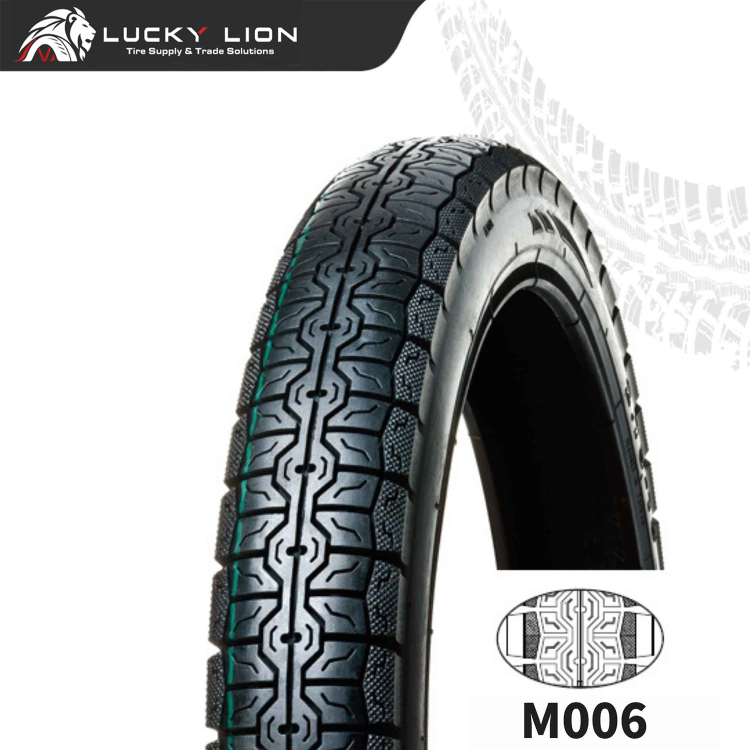 Lucky Lion M006 Flat-Profile Motorcycle Tire