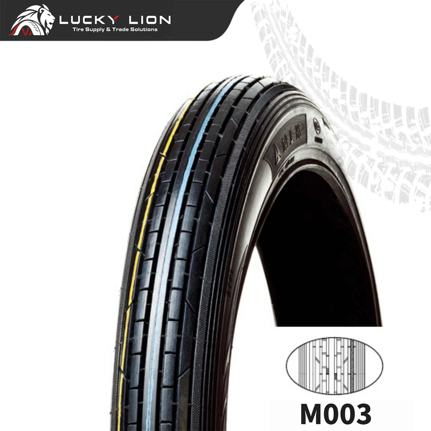 Lucky Lion M003 Low-Rolling Motorcycle Tyre
