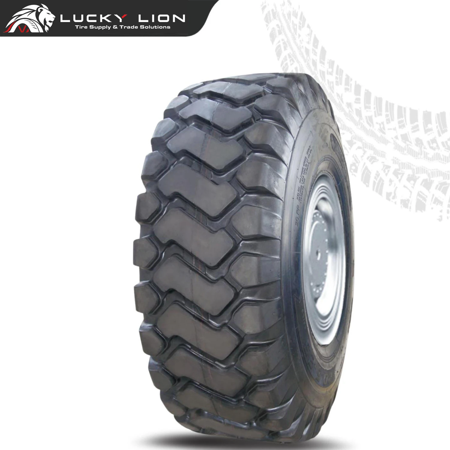 Lucky Lion E3/L3 (W2) High-Traction Lug OTR Tire for Earthmoving Applications