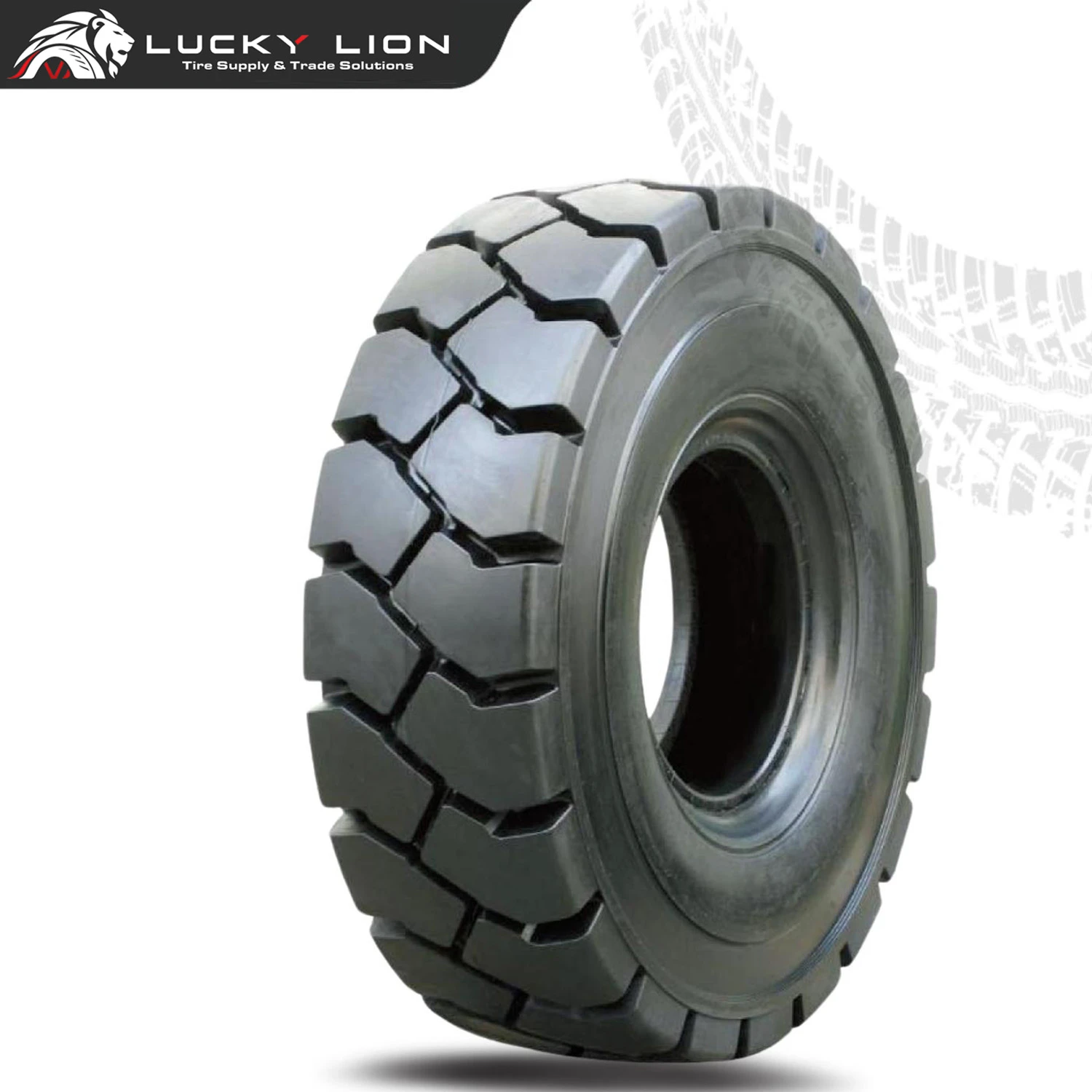 Lucky Lion TH202 Long-Life Pneumatic Forklift Tyre for Indoor and Yard Service