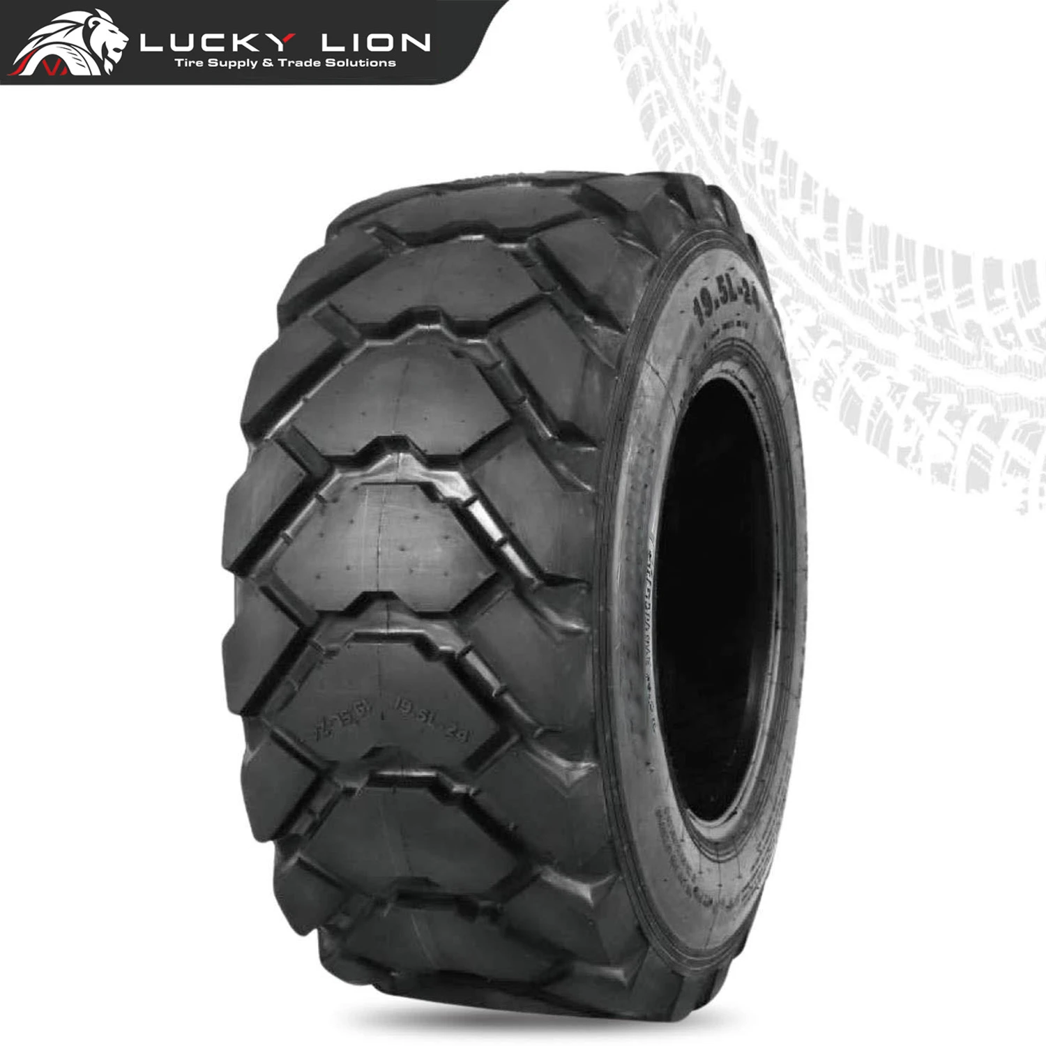 Lucky Lion TH801 Industrial Block Tread Loader Tyre