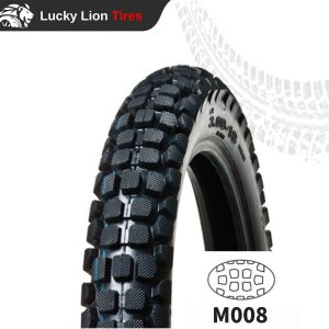Lucky Lion M008 Block-Pattern Motorcycle Tyre