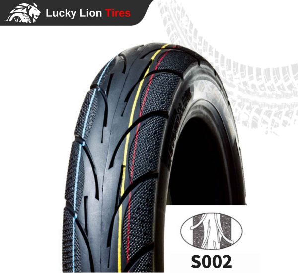 Lucky Lion S002 Stream-Line Scooter Tyre (10–12 in.)