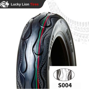 Lucky Lion S004 Flame-Pattern Sport Tyre