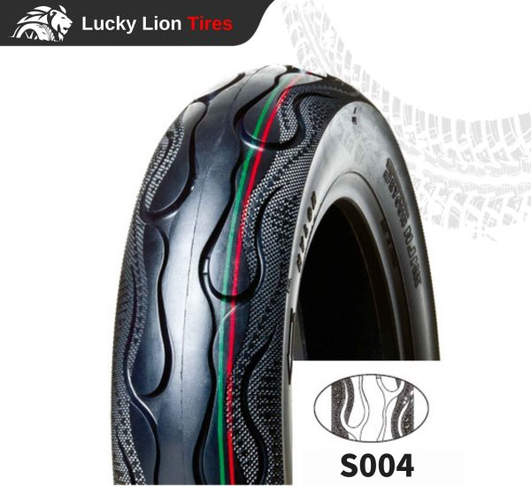 Lucky Lion S004 Flame-Pattern Sport Tyre